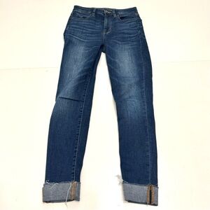 American eagle blue denim jeans skinny size 2